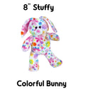 8” Colorful Bunny