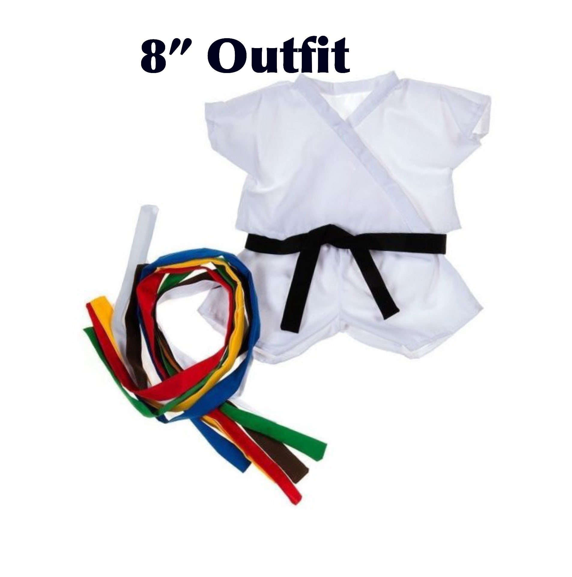 8’ Karate with belts