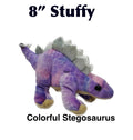 8” Colorful Stegosaurus
