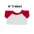 8” White & Red Tshirt