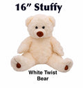 16’ White Twist Bear