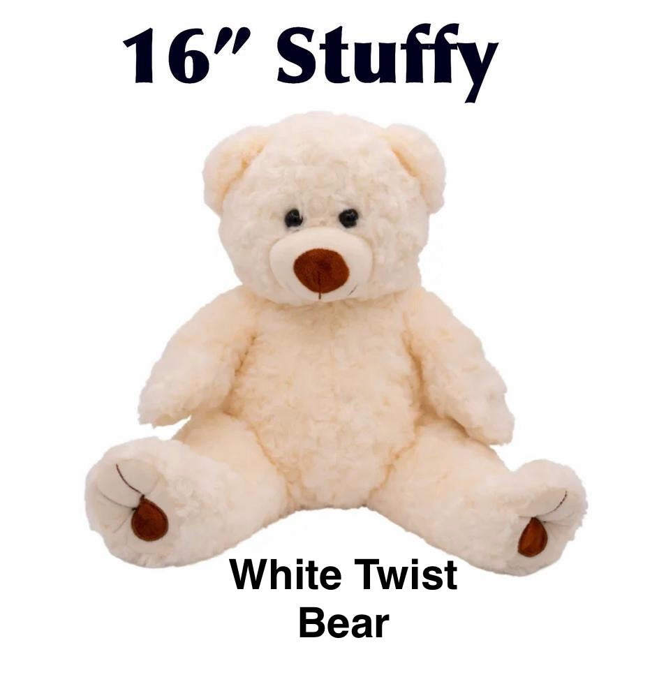 16’ White Twist Bear