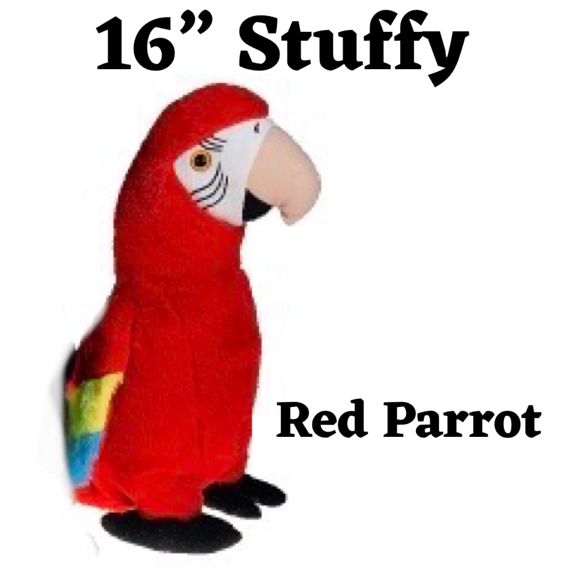 16” Red Parrot